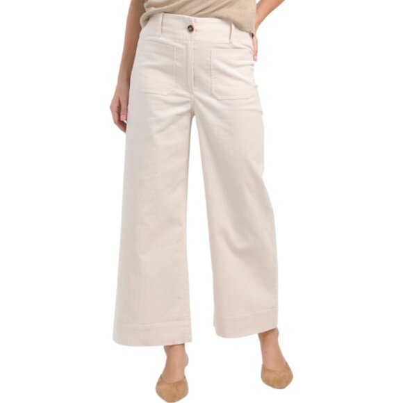 ELIE TAHARI Two Pocket Corduroy Wide Leg Pants - Picture 1 of 2
